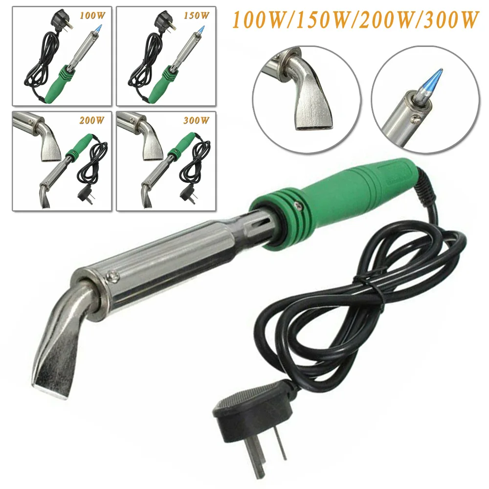 

100W/150W/200W/300W 220V Plastic Handle Electric Soldering Iron High Power Constant Temperature Soldering Iron Welding Tools