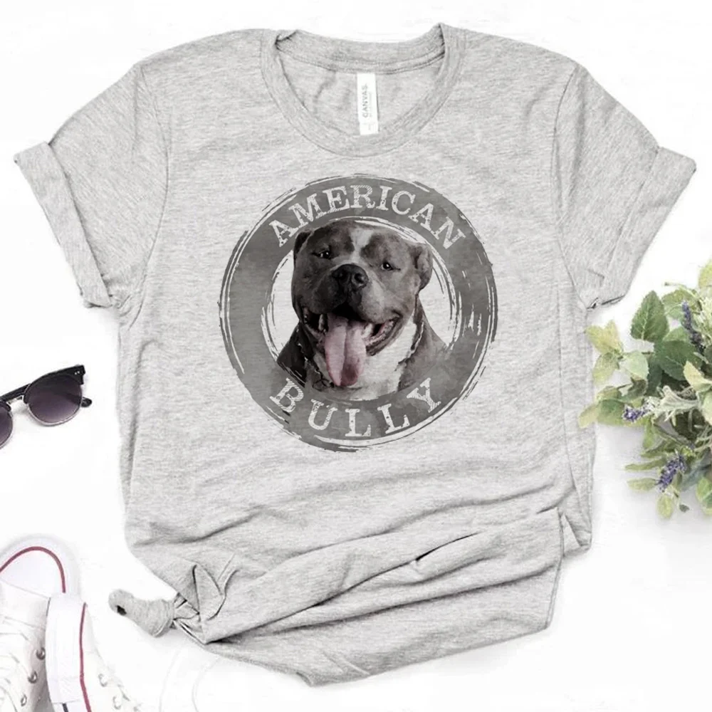 

American Bully tshirt women graphic Japanese designer tshirt girl manga streetwear harajuku clothes