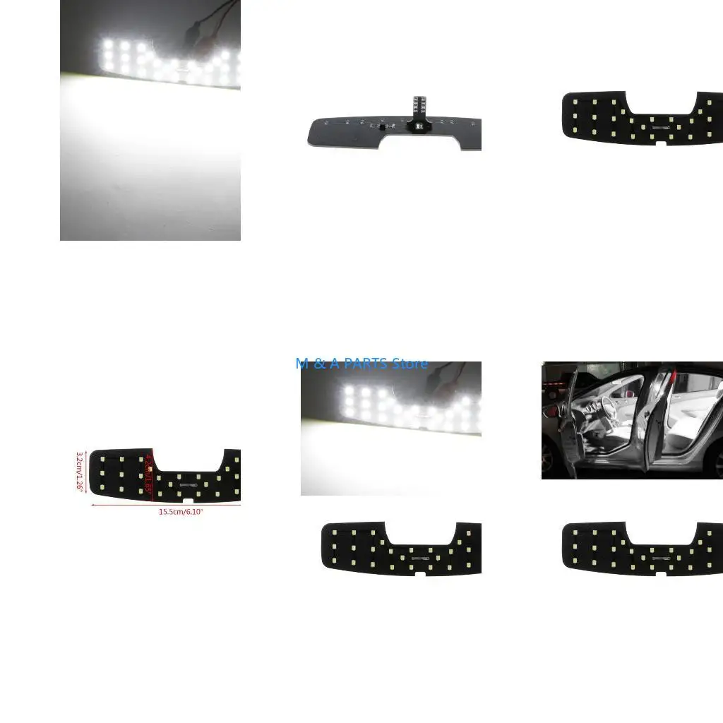 U1JF Car Interior Wireless Led Lights Lamp Night Reading Roof Ceiling Light for Ecosport for Focus 2 MK2 2007-20