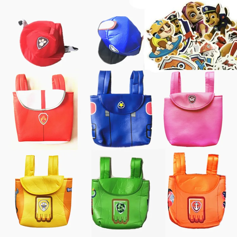 

2024 Paw Patrol Kids Halloween Cosplay Skye Chase Backpack Show Accessories Kindergarten Activities Party Surprise Gift for Kids