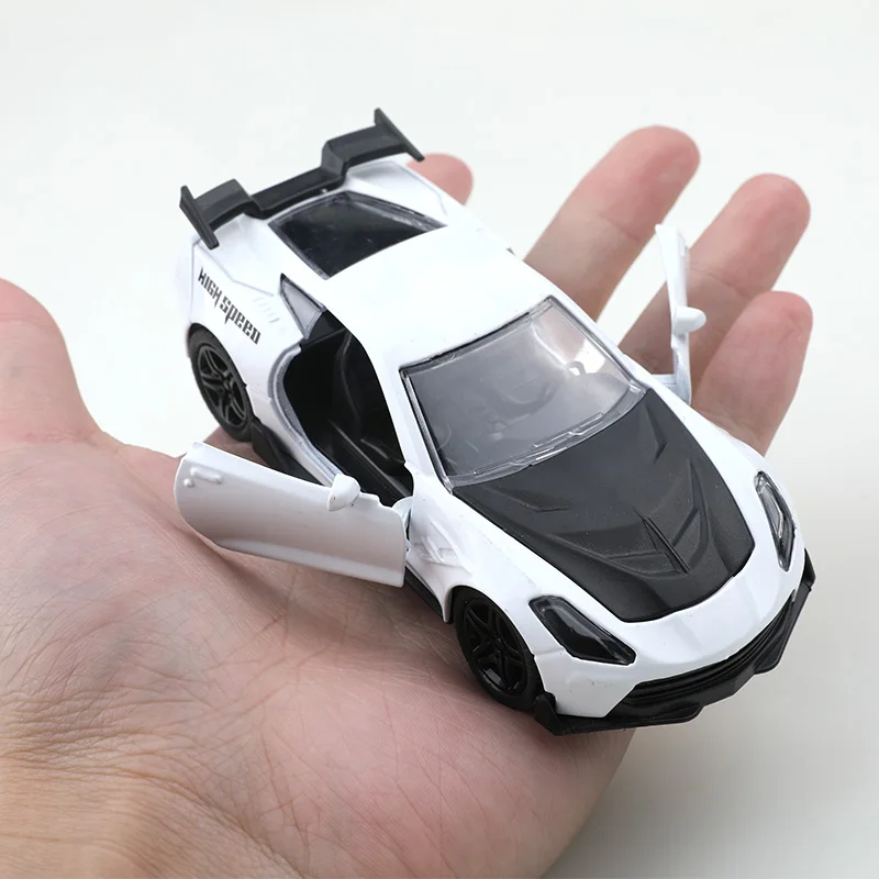 (bagged) 1:36 Metalowy Model Samochodu Wyścigowego Sportowego z Napędem Pull Back, Kolekcja Ozdób, Zabawki dla Chłopca