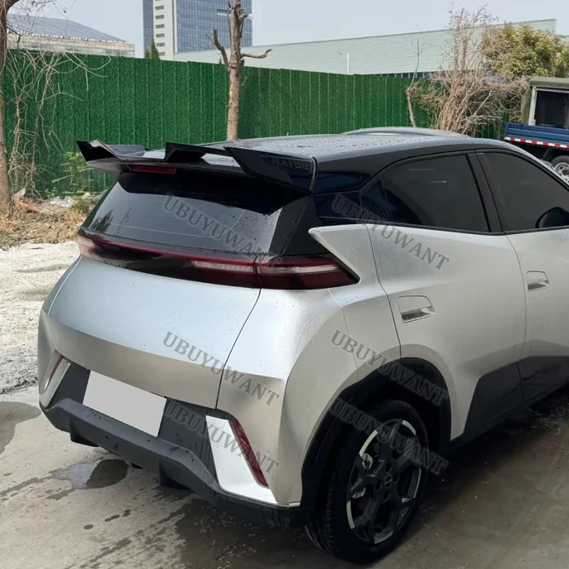 

For BYD Dolphin Mini Spoiler Seagull EV 2023 2024 Rear Trunk Spoiler Wing Top Tail Lip Spoiler Diffuser Auto Parts