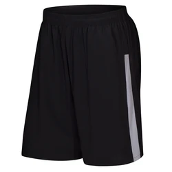 Pantaloncini da jogging da uomo Fitness Bodybuilding allenamento Casual calcio pallacanestro pantaloncini corti riflettenti da uomo al ginocchio