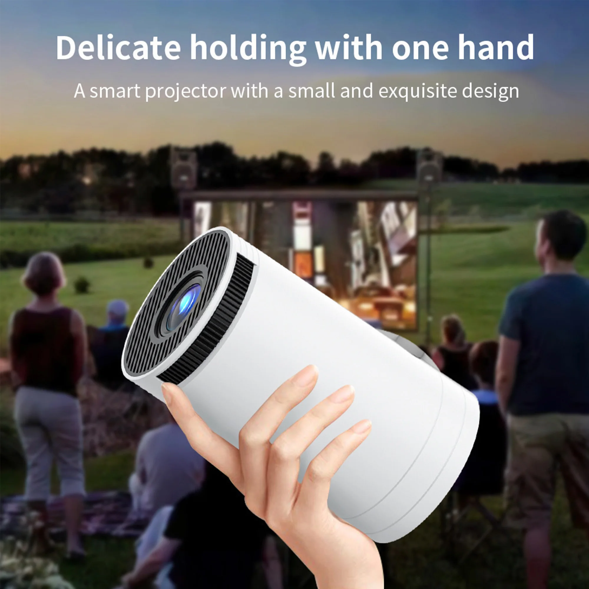NATIVE 4K 1080P Android 11 Projector 200 ANSI Dual Wifi6 Home Cinema Outdoor portable 1920*1080P
