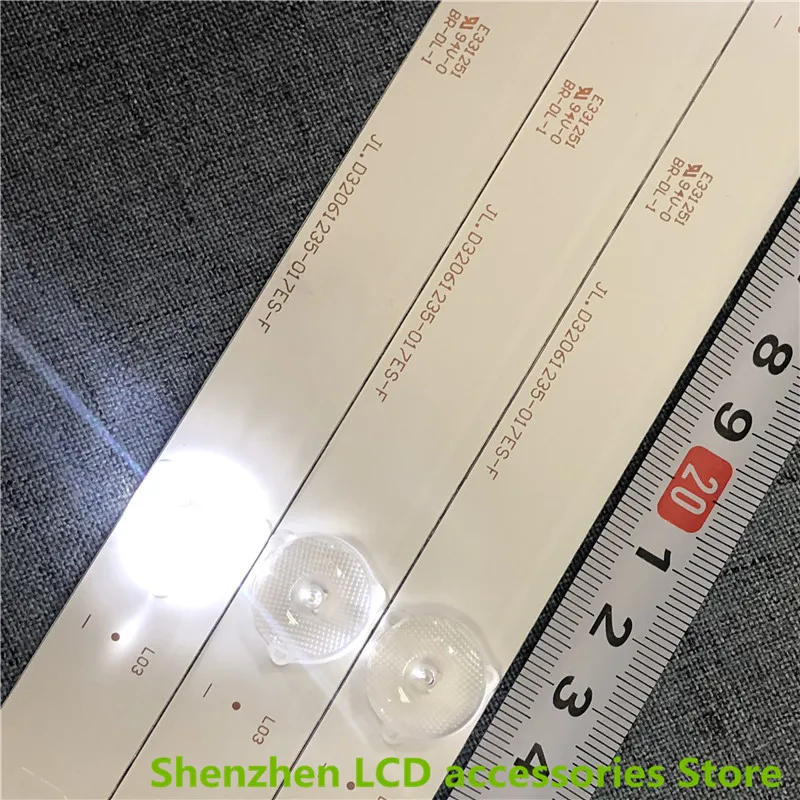 50 шт. ДЖЛ.Д 32061235 -017IS-F 575 мм 6 В 6 светодиодов алюминий 100% новая панель подсветки ЖК-телевизора