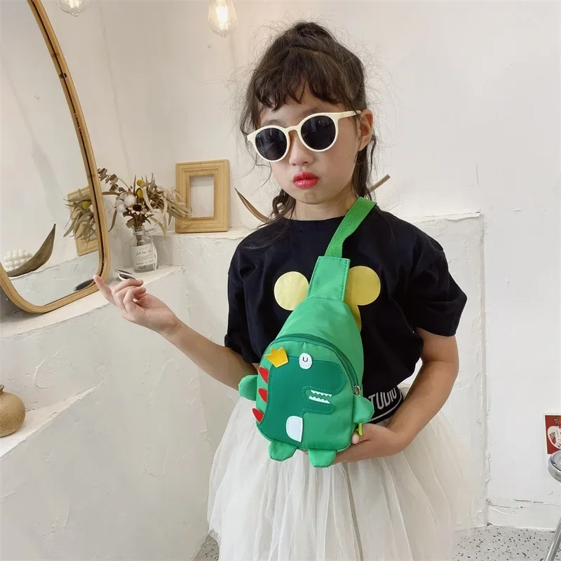Cute Children Bag Cartoon Dinosaur Kids Bags Kindergarten Preschool Outdoor Travel Backpack for Boys Girls Shoulder Crossbody