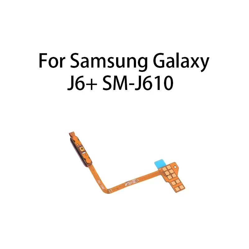 Gefenis Power Button Fingerprint Sensor Flex Cable For Samsung Galaxy J6+ SM-J610 / J6 Plus