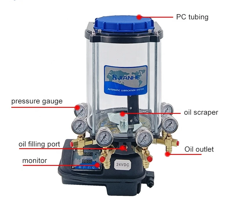 Fully sealed automotive industry 24 V grease lubrication hydraulic electric pump of Program control