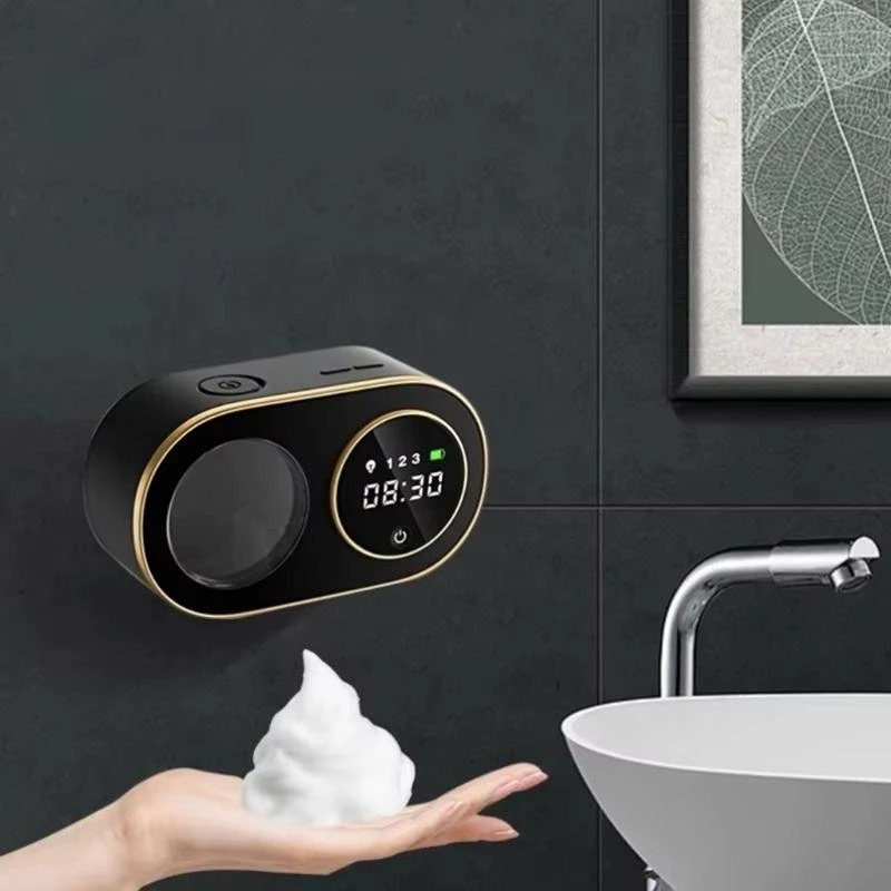 Automatic Soap Dispenser with Large Capacity ABS Texture for Public Spaces