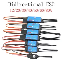 ZMR 12A/20A/30A/40A/50A/60A/80A Bidirectional Brushless ESC for Remote Control Car Pneumatic Underwater Propeller