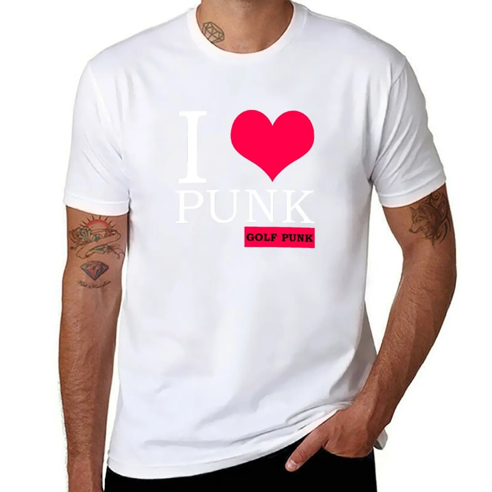 

I love punk, golf punk T-Shirt t shirts for man graphic vintage man t shirt graphic T-Shirt