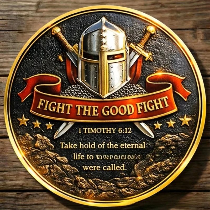 4cm Challenge Cion Souvenir Strength and Belief Themed Commemorative Coin Personal Memento Gifts