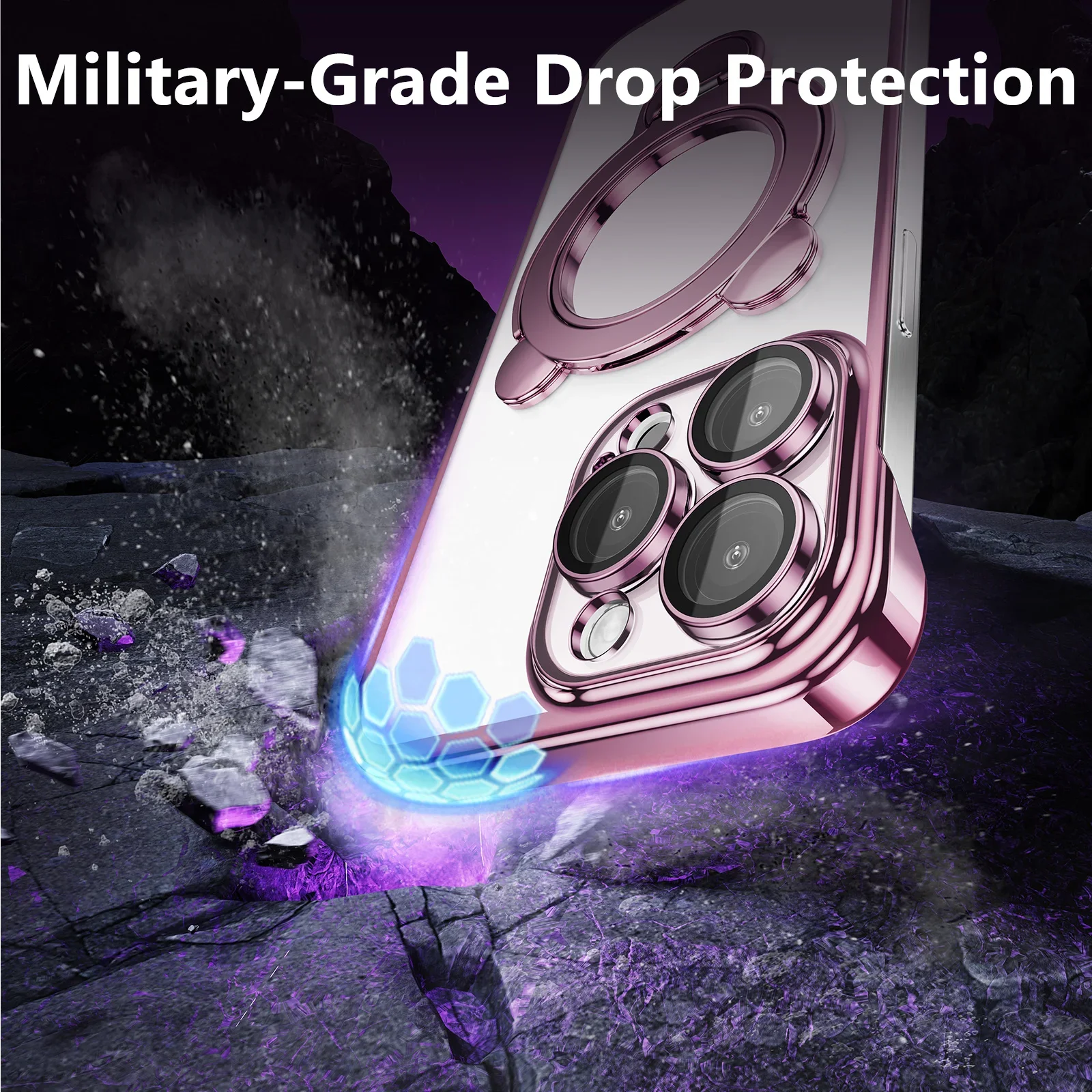 Eary Frameless Phone Case for iPhone 15 Pro Max Compatible MagSafe Protective Luxury Shockproof Bumper iPhone 14/13Plus Shell