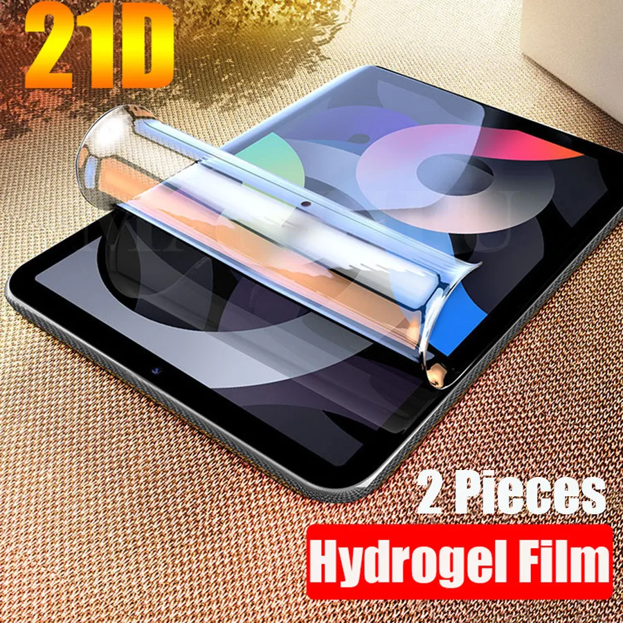 

21D Hydrogel Film for iPad 2 3 4 Air 3 4 Pro 11 12.9 9.7 10.2 10.5 2021 2020 mini 1 2 3 4 5 Soft TPU Protective Screen Protector