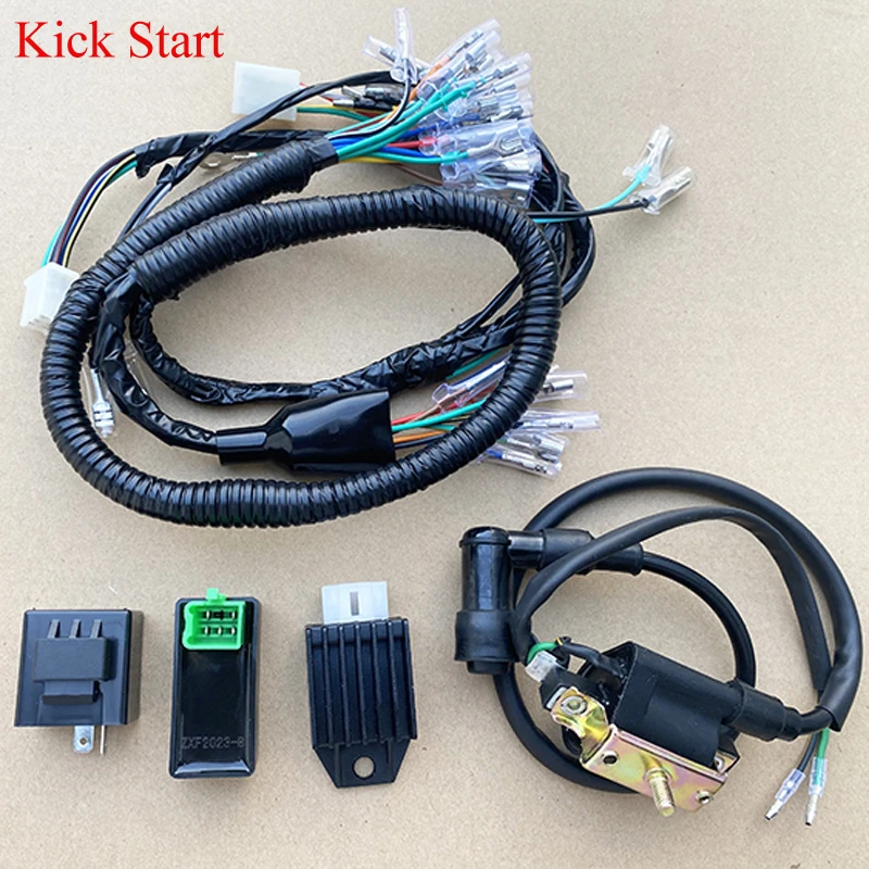 Motorcycles Harness Wire for Honda Lifan Dayang Jialing Harness Wires for JH70 C70 JL70 70cc Super Cub Motorbike Wiring Cable