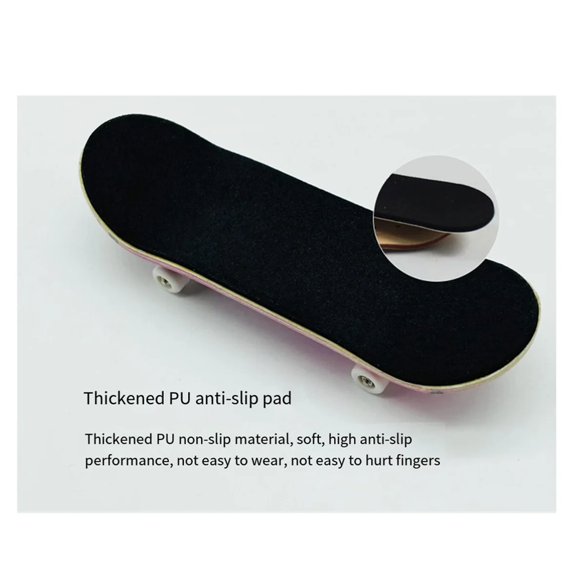 A03R Mini Finger Skateboard Fingerboard Colourful Skatepark Maple Double Rocker Sport Bearings and Palm Slide Board