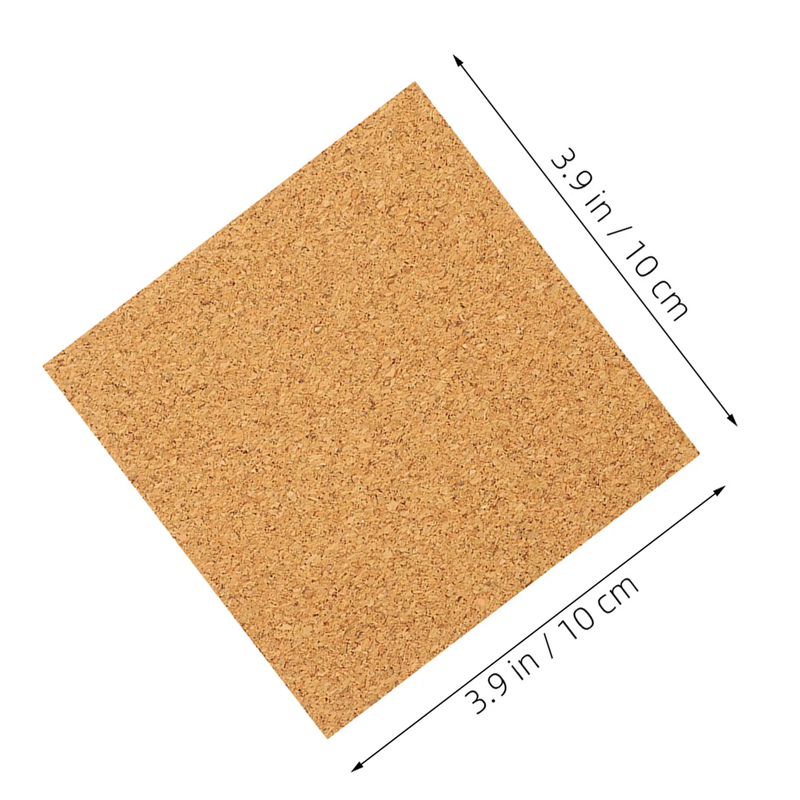 40Pcs Self Adhesive Cork Squares Peel and Stick Tiles for Wall Boards Kitchen Office DIY Crafts Noise Reduction Cork Mats