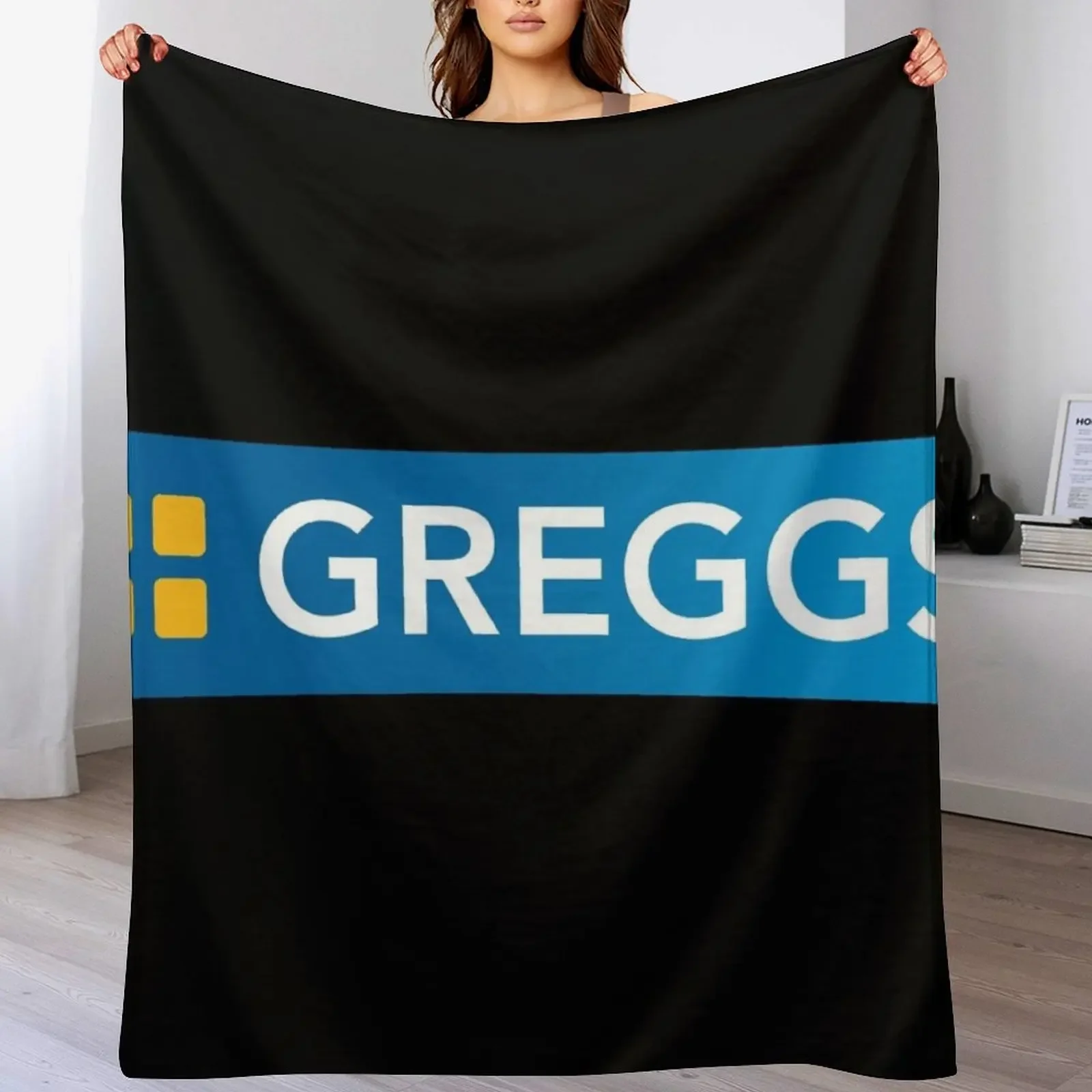 Trending Greggs Logo Throw Blanket for sofa Custom Blankets