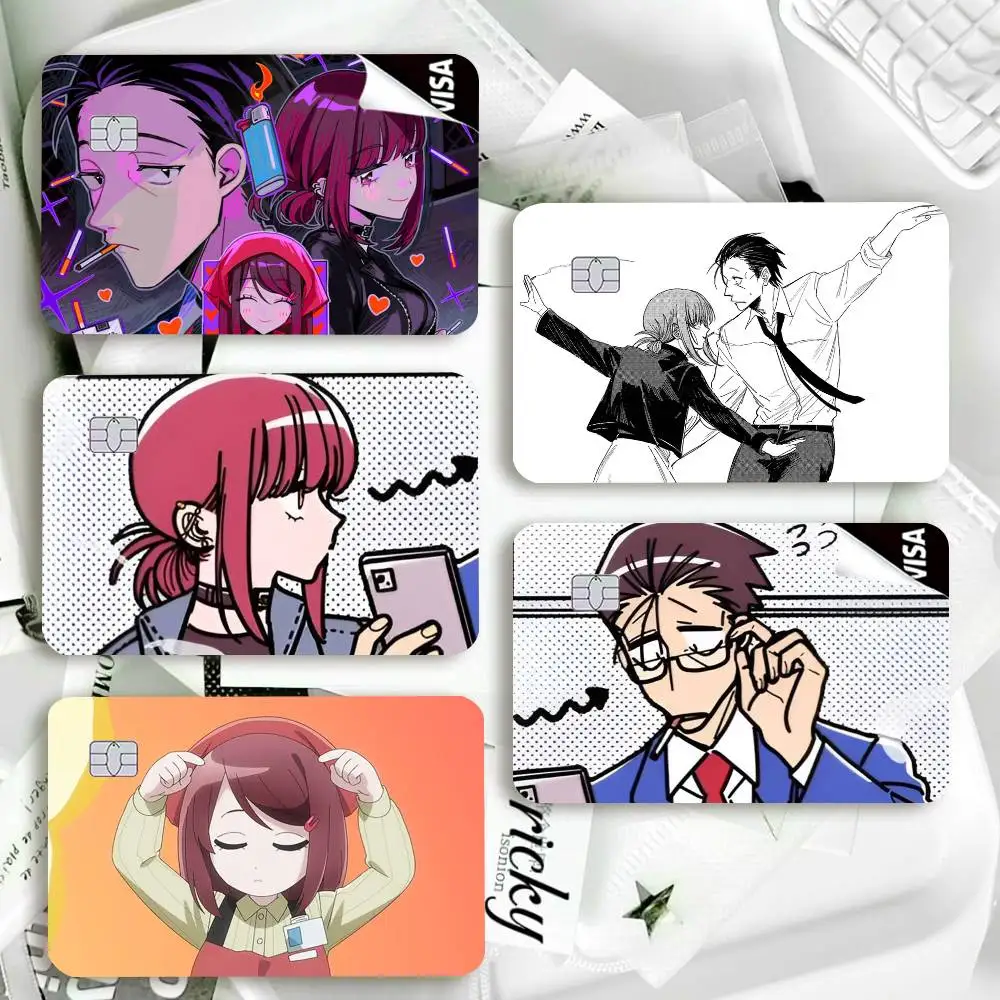 Y-Yamada Cute T-Tayama Waterproof Film Skin Cover Credit Card Stickers Debit Front Bank Bus Pass