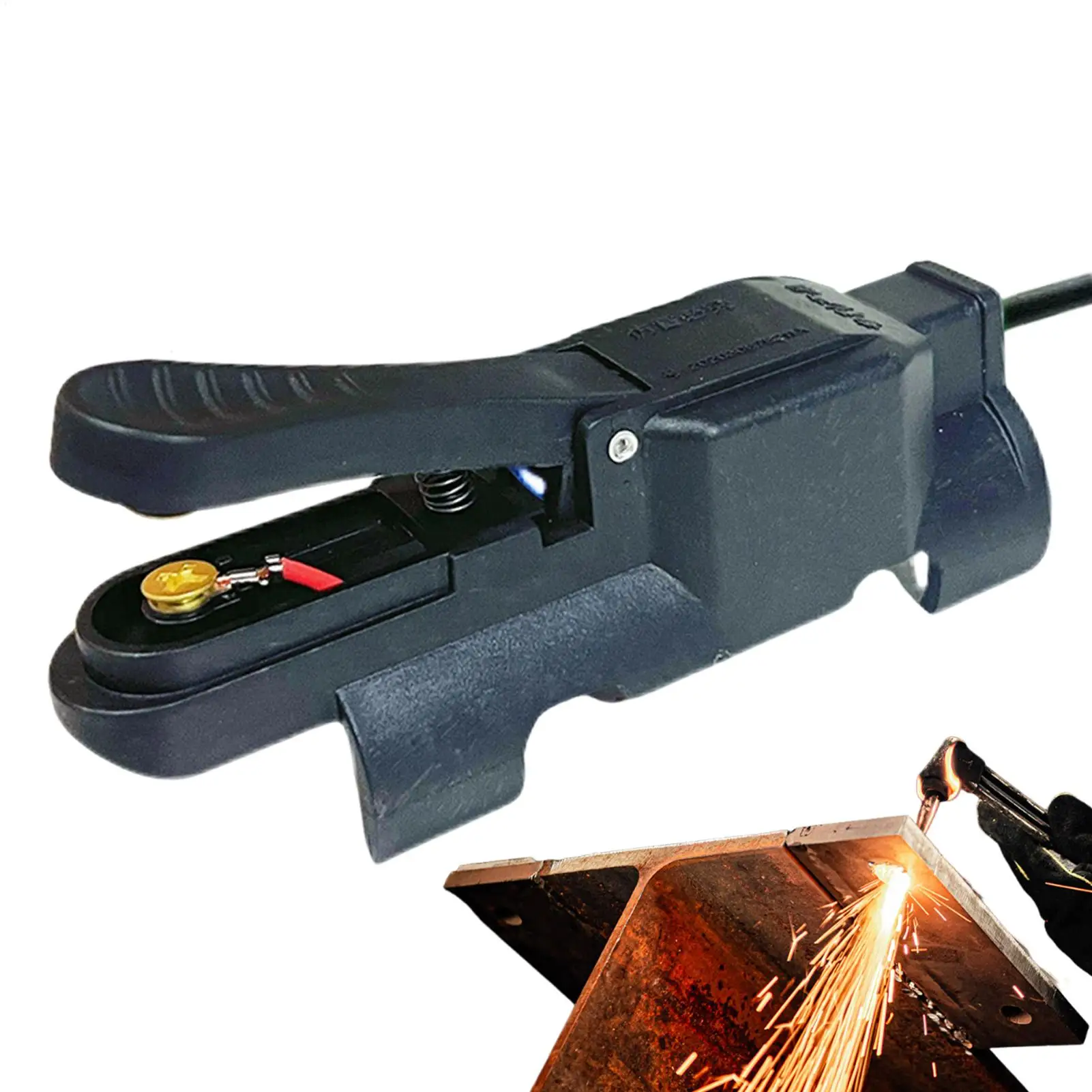 Welding Torch Finger Button Ergonomic Anti-Slip Precise On/Off Quick Release Replacement Welding Torch Button For Welder Metal