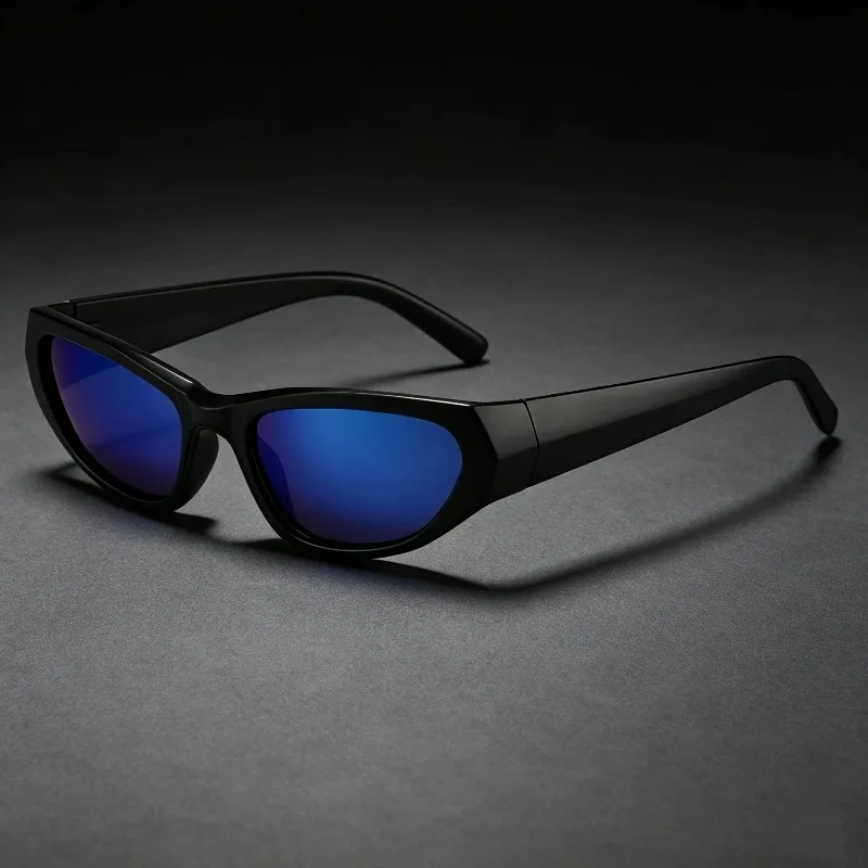New Y2K Sports Punk Sunglasses Women Designer Square Goggle Men Luxury Sun Glasses UV400 Colorful Mirror Fashion Eyewear