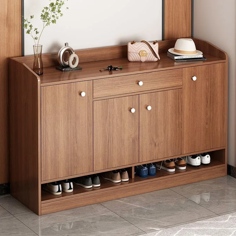 

Shoe cabinet Home entrance New Chinese-style entrance cabinet Indoor locker Integrated corridor Large capacity balcony Shoe rack