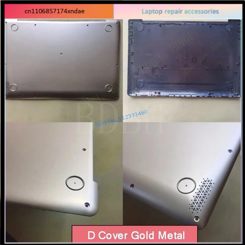 Laptop LCD Back Cover/Front Bezel/Palmrest/Bottom Case For ASUS S4000V S4100V S4200U S410U R421U X411 Metal Plastic Blue Gold