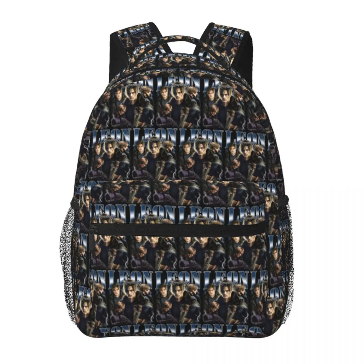 

Vintage Leon Kennedy Bootleg Backpack Student Boys Girls BookBag Children School Bag Laptop Shoulder Bags for Men Women
