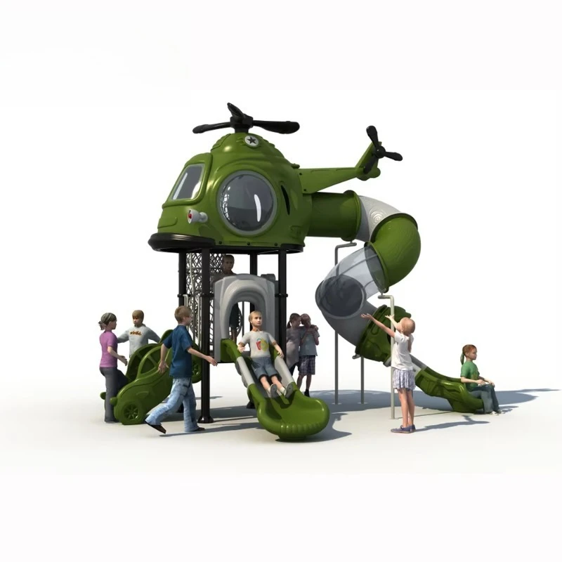 Helicopter Slide Playground Equipment Children Slide