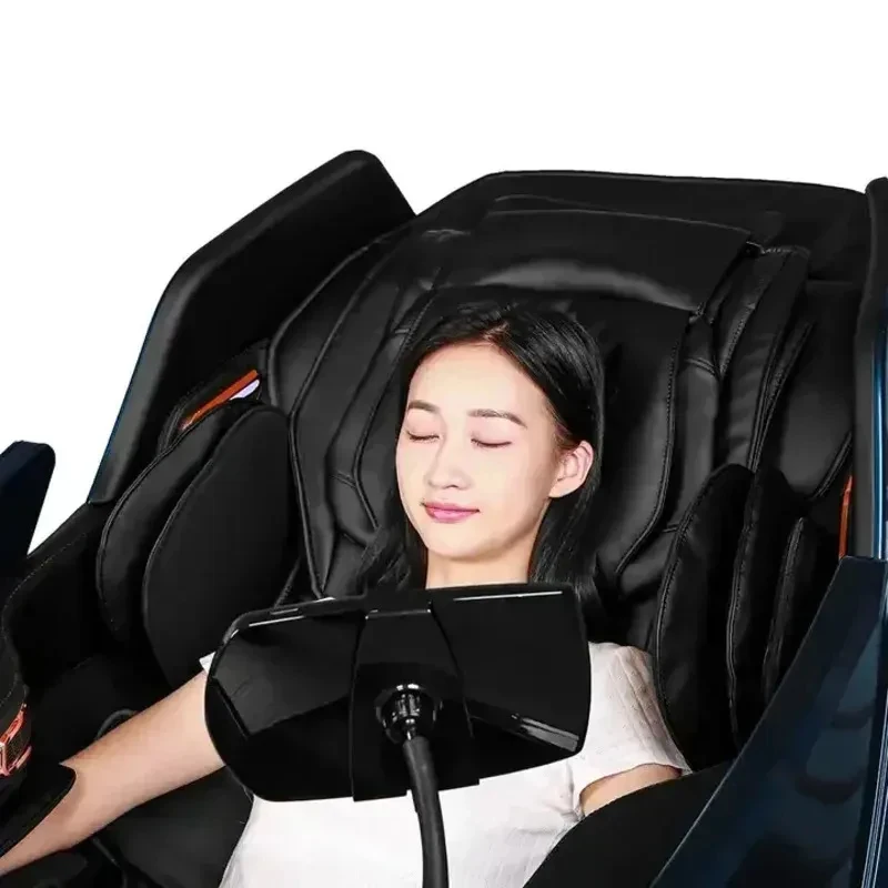 2026 Voice Control Full Body Massage Chair, Electric Recliner with Heating, LCD Remote & Foot Roller Massage.