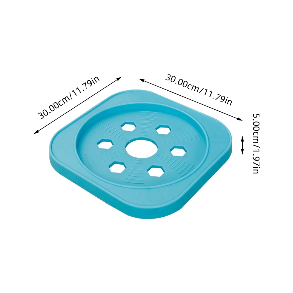 صينية نباتية بعجلات حامل نباتات متحرك عالي التحمل للاستخدام الداخلي والخارجي حامل زهور متحرك قاعدة قوية للأواني الكبيرة