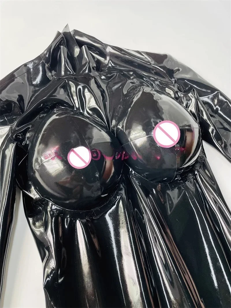 Customizable latex clothes, tights, fake girl bag strap five-finger socks