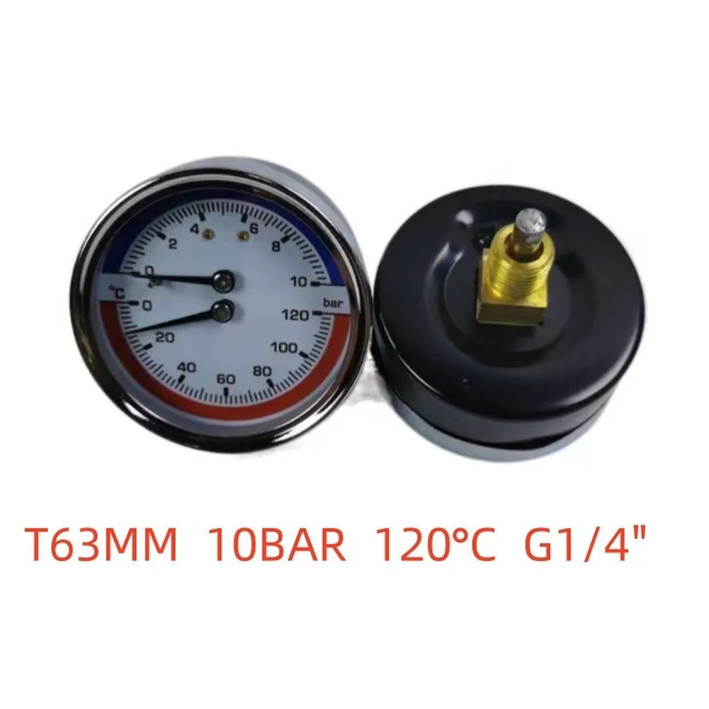 For Underfloor Heating Systems Dual Scale Manometer Boiler Temperature Gauge For Home Heating Systems Thermocouple