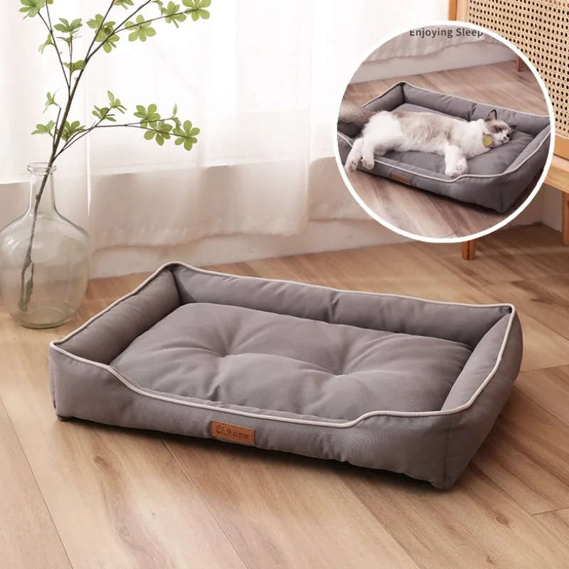 Luxury Bed for Dog Scratch Resistant Wear-resistant Waterproof Pad Pet Cat Nest Dog Cushion Soft High Rebound Sofa Dogs Supplies