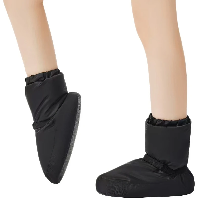 

Женские балетки для девочек, разминочные танцевальные ботинки, зимние балетки, термотанцевальная обувь, бархатные балетки, противоскользящие, износостойкие