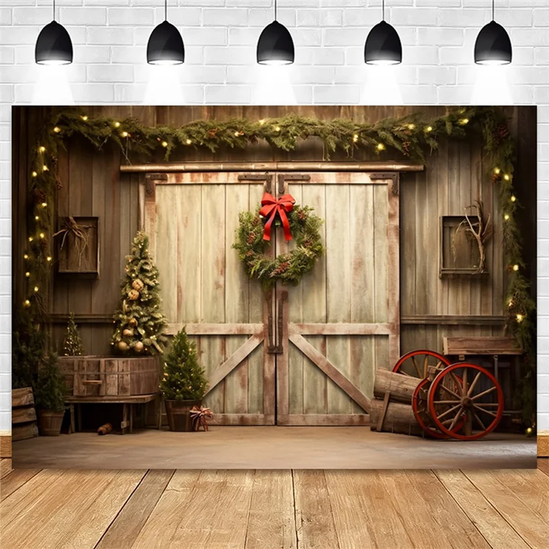 AA84 210Cm X 150Cm Children Christmas Photo Studio Background Cloth Christmas Photography Backdrops ,8339