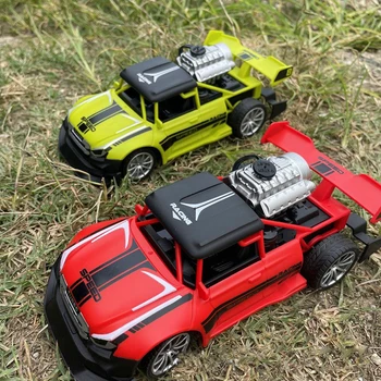 1:20 RC Cars Stunt Remote Control Cars Pickup Truck Water Racing Sports Electric Vehicles with Spray Drift Simulation Light Toys