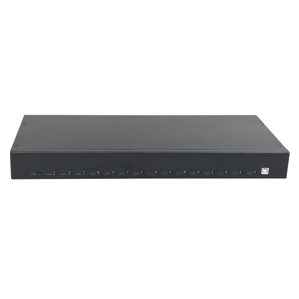 Hub industriel de type C à 16 ports A-165C pour chariot de charge de tablettes – Hubs industriels alimentés