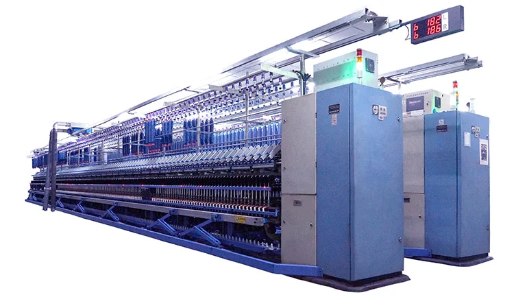 Zhuopeng F1516 Ring Spinning Machine with Automatic Doffing Device 516 Spindles  Processing 1 Year Warranty