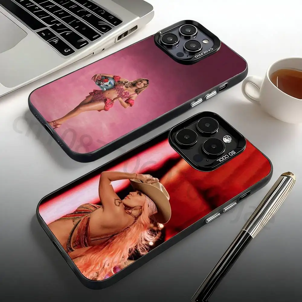

K-Karol G Tropicoqueta Phone Case For iPhone 17,16,15,14,13,12,11,Pro,Max,Plus,Mini, Anti Fall Matte Hard Bumper