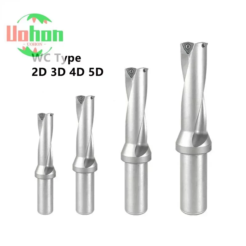 

WC Series U Drill CNC Lathe Indexable Drilling Bit SANAI Fast Drill, Machinery Drilling Tool Metal For WCMX WCMT Carbide Inserts