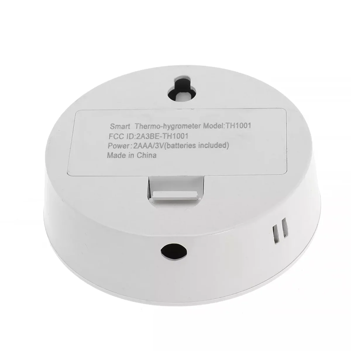 ABQR Smart Temperature and Humidity Sensor LCD Screen Display Temperature and Humidity Sensor Voice Assistant Compatible