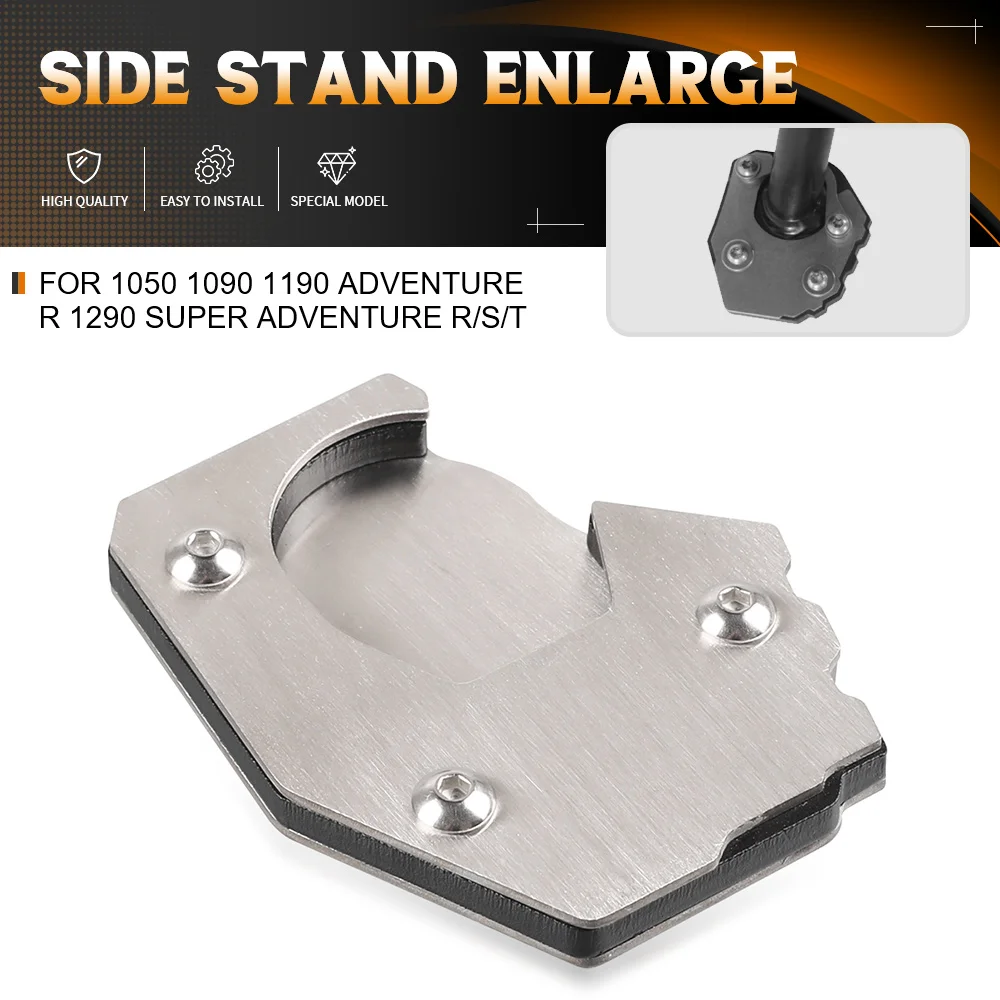 

For 1050 1090 1190 Adventure R 1290 Super Adventure R/S/T Motorcycle Accessories Kickstand Side Stand Enlarger Plate Kickstand