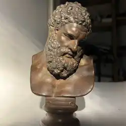 Ancient Roman Art Sculpture Hercules Head Art Sketch Teaching Aids Home Modern Desktop Decorative Sculpture Ornament Creative