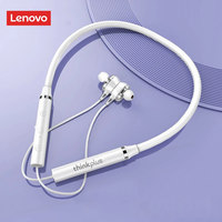 Choice Lenovo HE05 Pro TWS Neckband Earphone Bluetooth 5.0 Sports Earbuds Noise Canceling Waterproof Headphones Long Endurance