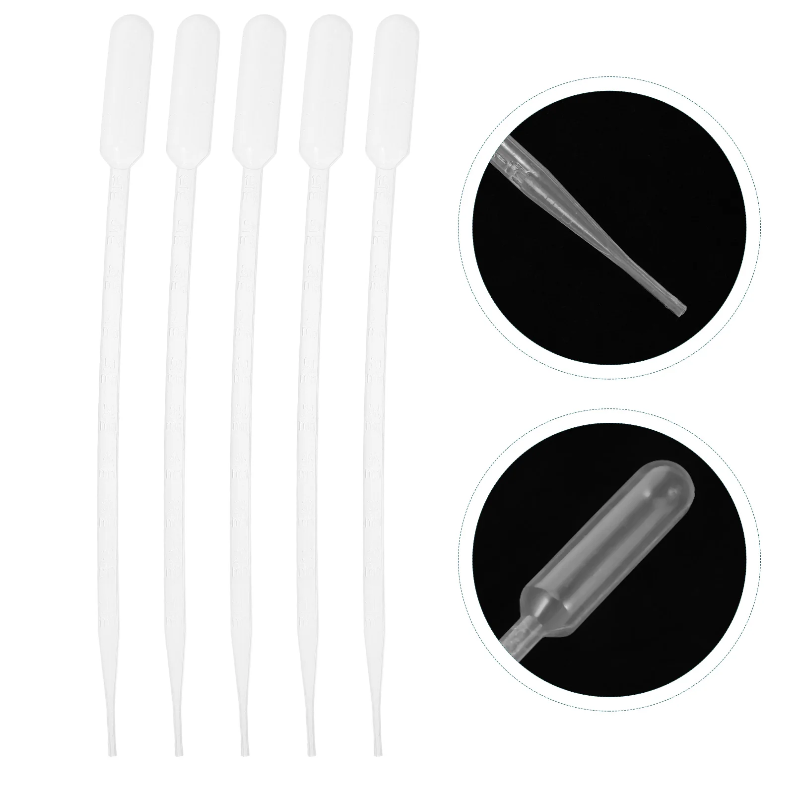 

100 PCS Dispensing Plastic Dropper Dropping Pipette The Urine Clear Pipettes Laboratory