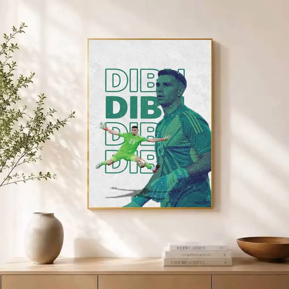 Football star Emiliano Martinez Poster High Quality Dorm Living Room Aesthetic Wall Decoration Painting Stickers Gift