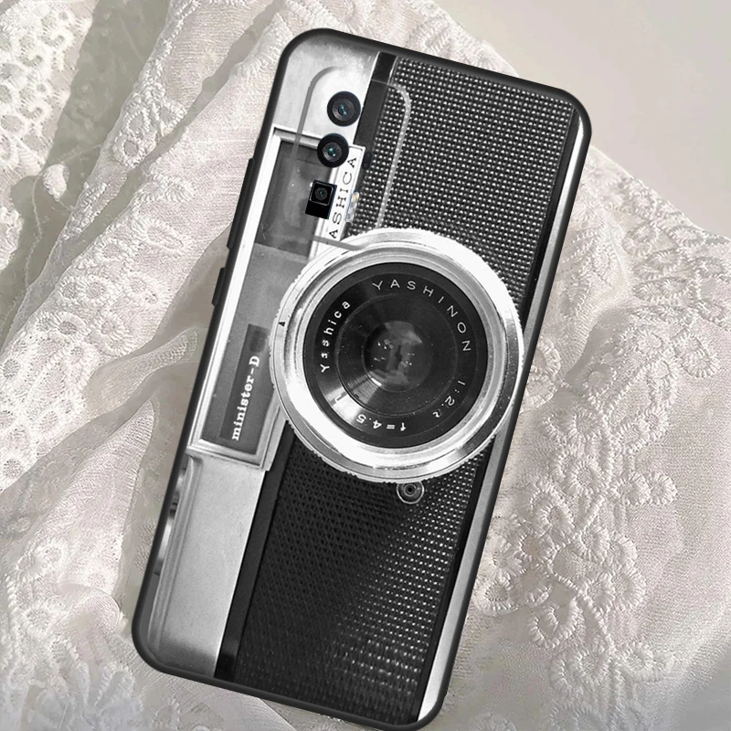 Vintage Retro Camera Case For Xiaomi 13T 14T Pro 12T 11T 13 14 Ultra POCO X6 Pro M6 X3 X5 M5s F3 F5 F6 Cover