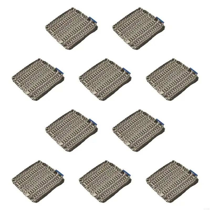 L9BE Hand Woven Cotton Square with Classical Check Pattern Kitchen Decors