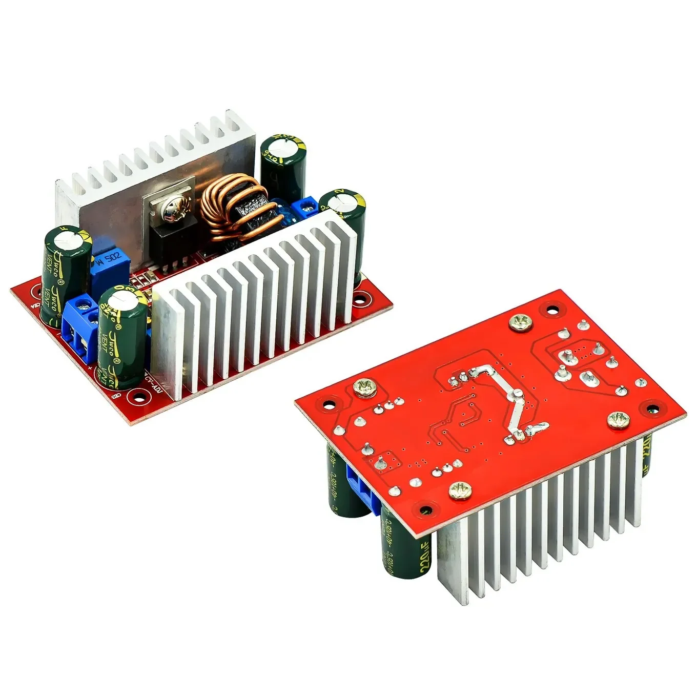 DC 400W 15A 스텝 업 부스트 컨버터 정전류 전원 공급 장치, LED 드라이버 8.5-50V ~ 10-60V 전압 충전기 스텝 업 모듈